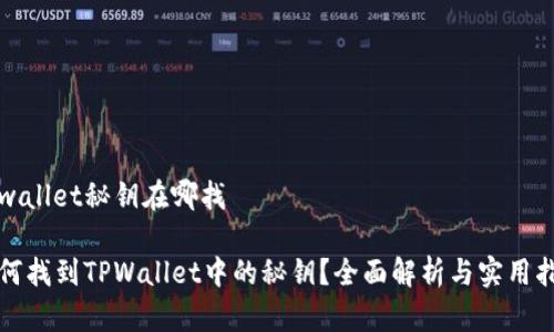 tpwallet秘钥在哪找

如何找到TPWallet中的秘钥？全面解析与实用指南