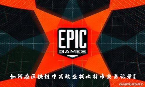 如何在区块链中高效查找比特币交易记录？